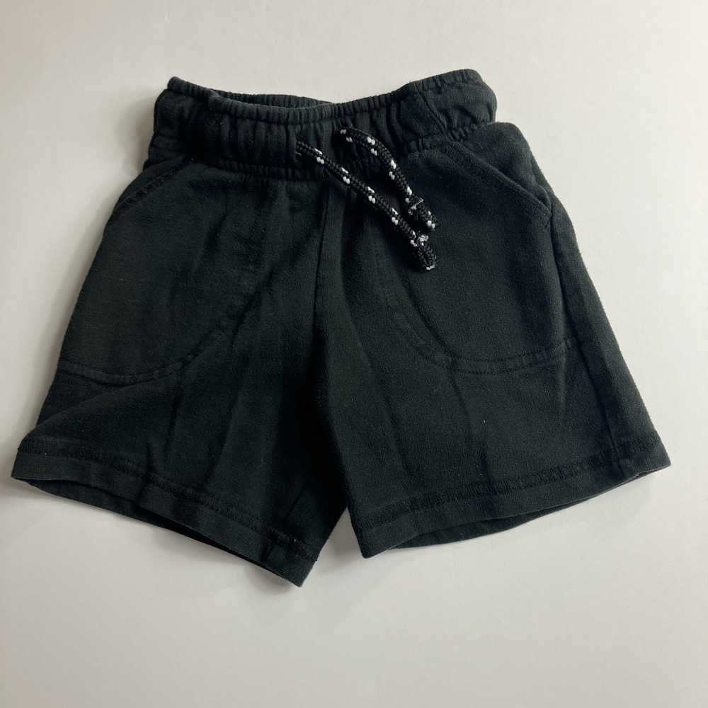 Cat&Jack Black Drawstring Pockets Sweatpants Shorts 2T Toddler